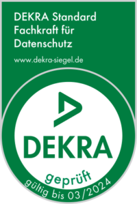 Gesellschaft für Datenschutz DEKRA Siegel Fachkraft für Datenschutz